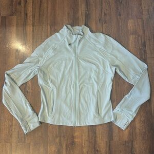 Lululemon Cropped Define Jacket Nulu- Silver Blue